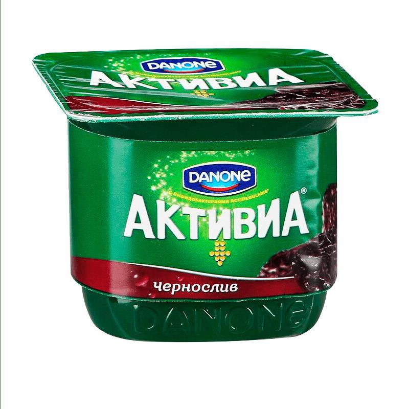 Биойогурт Активия чернослив, 1,9%, 150 гр., ПЭТ