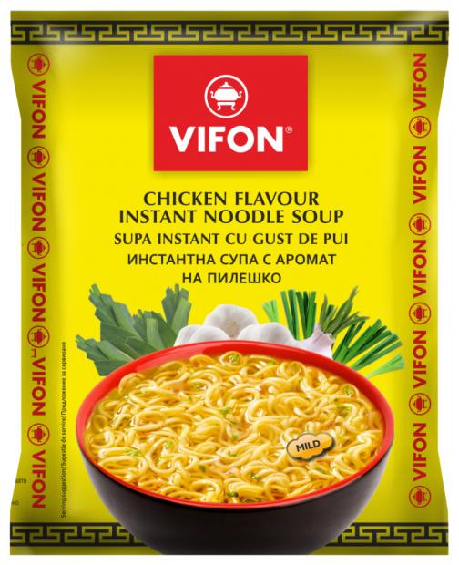 Лапша Vifon быстрого приготовления Вкус курицы 60 гр., флоу-пак