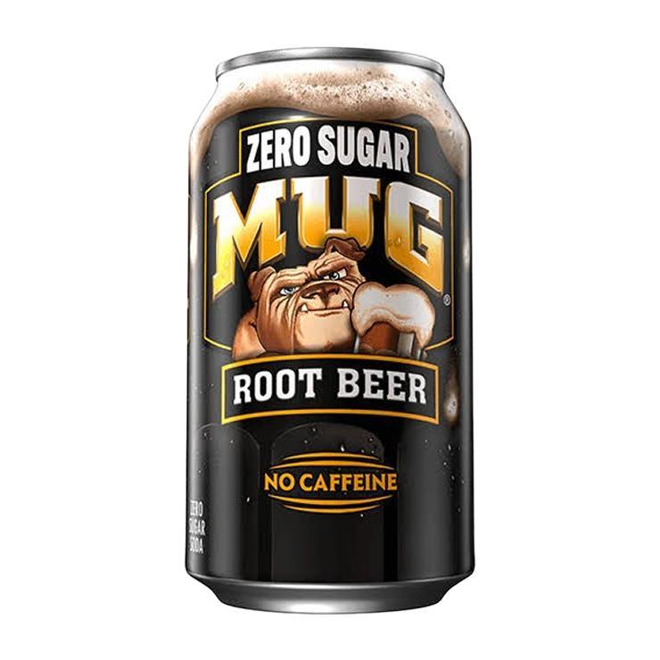 Напиток сильногазированный MUG Root Beer zero sugar США 355 мл., ж/б