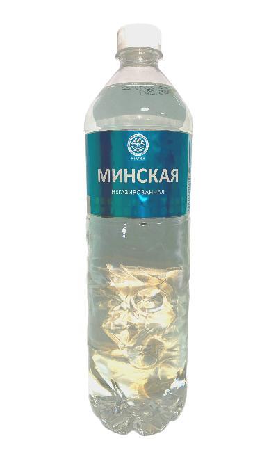 Вода негазированная МИНСКАЯ природная артезианская 1 л., ПЭТ