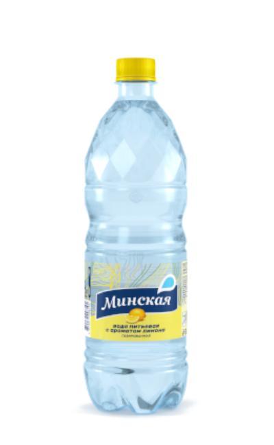 Вода газированная Минская лимон 1 л., ПЭТ
