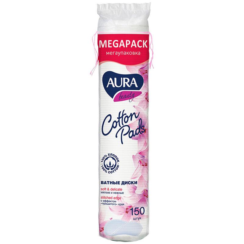 Диски ватные Aura Beauty 180 шт., флоу-пак