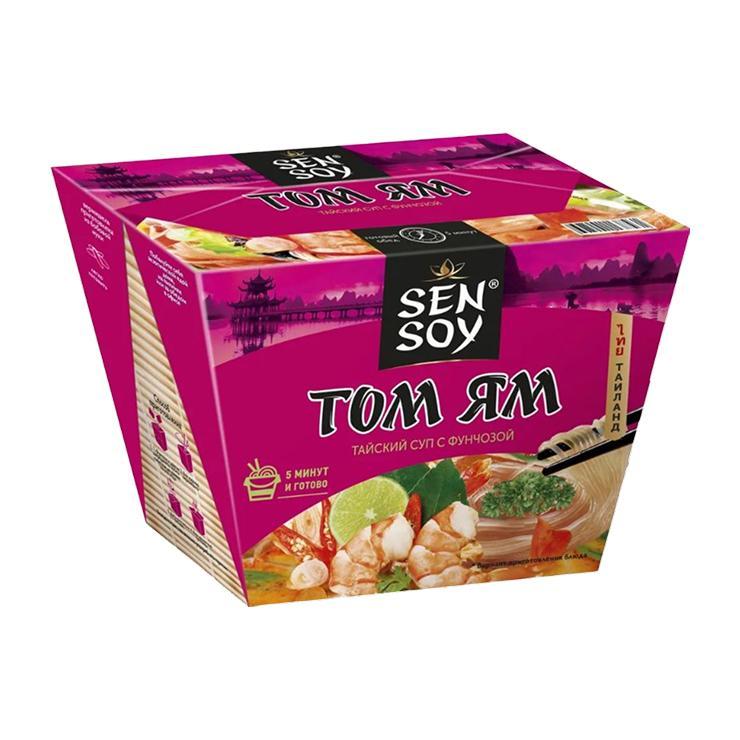 Фунчоза Sen Soy суп том ям 125 гр., стакан