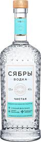 Водка Сябры Чистая 40% 500 мл., стекло