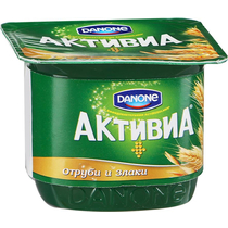 Биойогурт Активиа отруби и злаки 2,9% 150 гр., ПЭТ