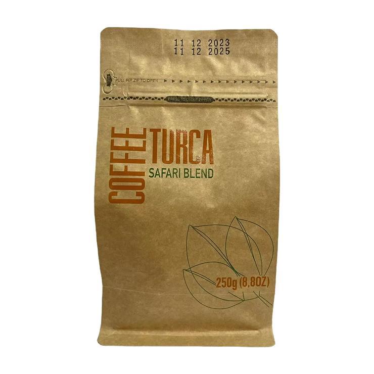 Кофе COFFEE TURCA Safari blend зерновой 250 гр., дой-пак