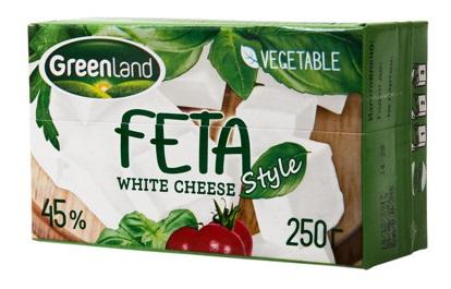 Продукт Greenland сычужный Фета 45% рассольный, 250 гр., в/у