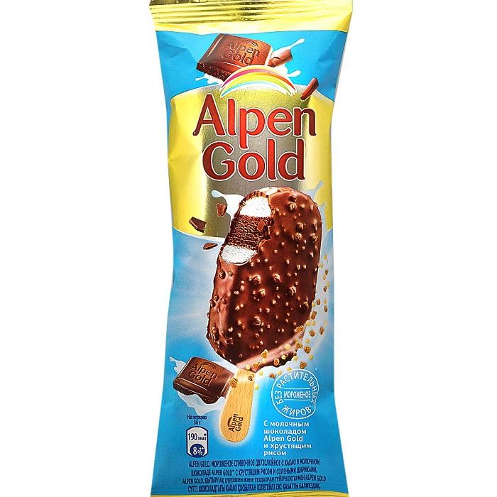 Мороженое эскимо Alpen Gold 64 гр., флоу-пак
