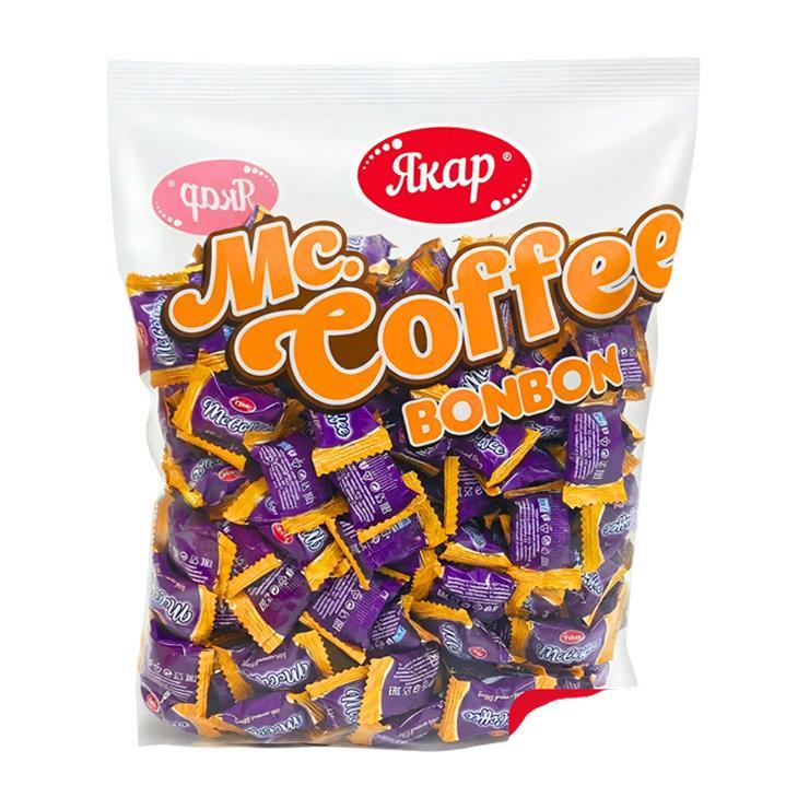 Леденцы Yakar MC coffeе 1 кг., флоу-пак