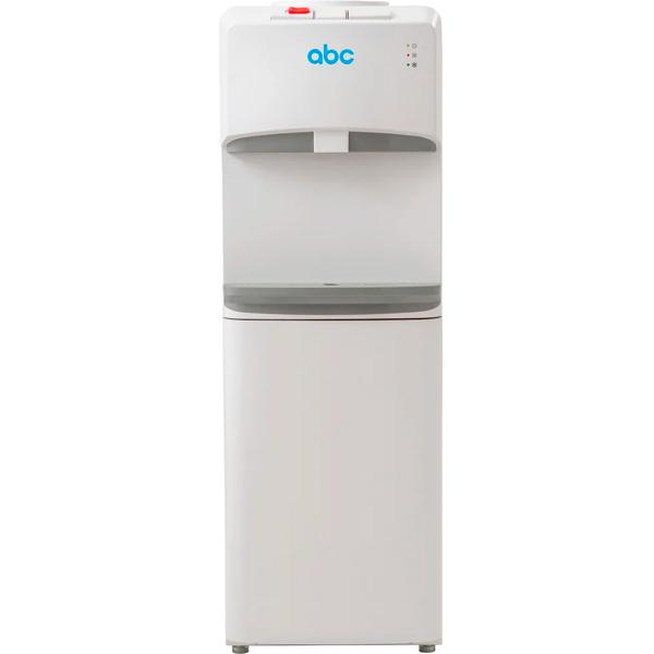 Кулер ABC V100 напольный, компресс, три крана, защита от детей, белый