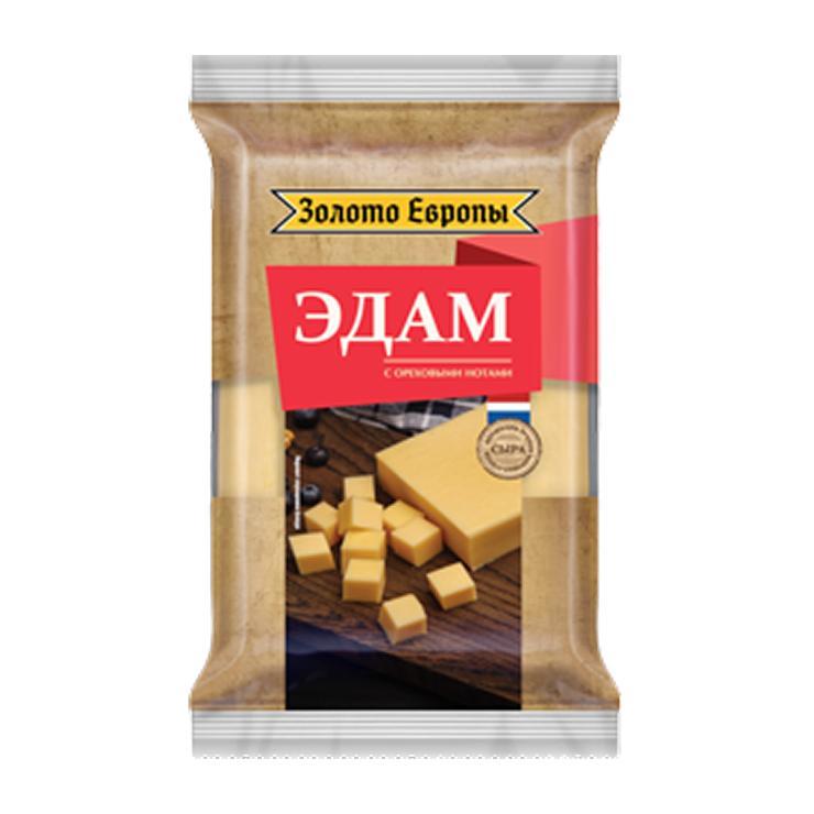 Сыр твердый Золото Европы эдам 45% 180 гр., флоу-пак
