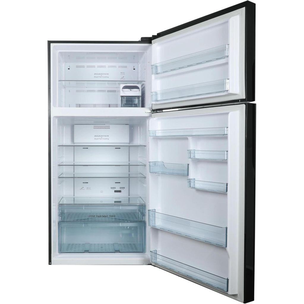 Холодильник двухкамерный Hitachi R-VG660PUC7-1 GBK инверторный, черный