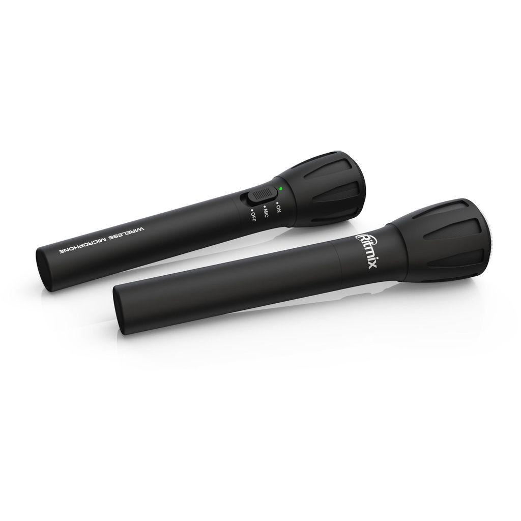 Микрофон радио Ritmix RWM-302 черный