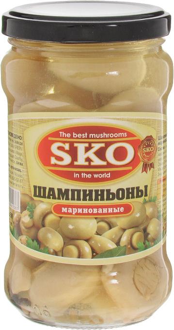 Шампьньоны Baltic Champignons маринованные целые