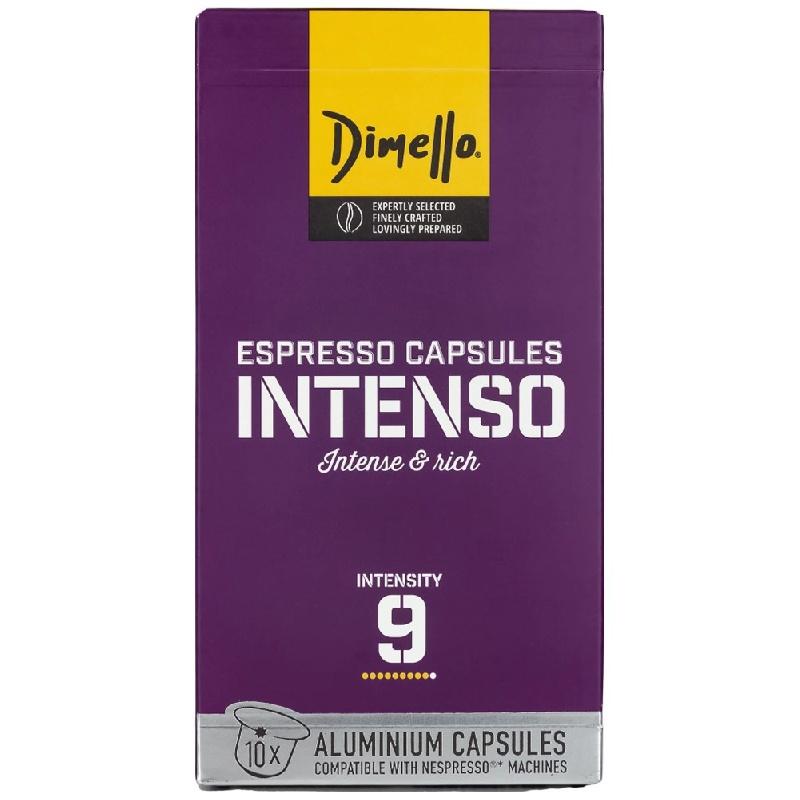 Кофе Dimello Intenso 9 в капсулах 10 шт. 56 гр., картон