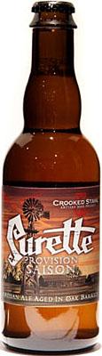 Напиток Crooked Stave Surette Provision Saison Artisan Ale 6,2% пивной светлый, 375 мл., стекло