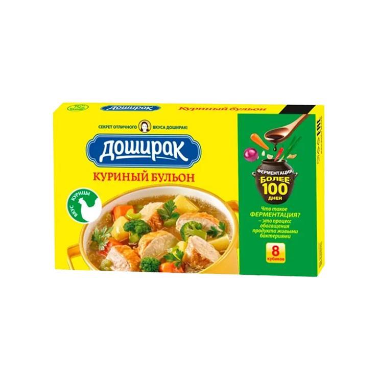 Бульон Доширак Куриный кубики 10 гр., обертка