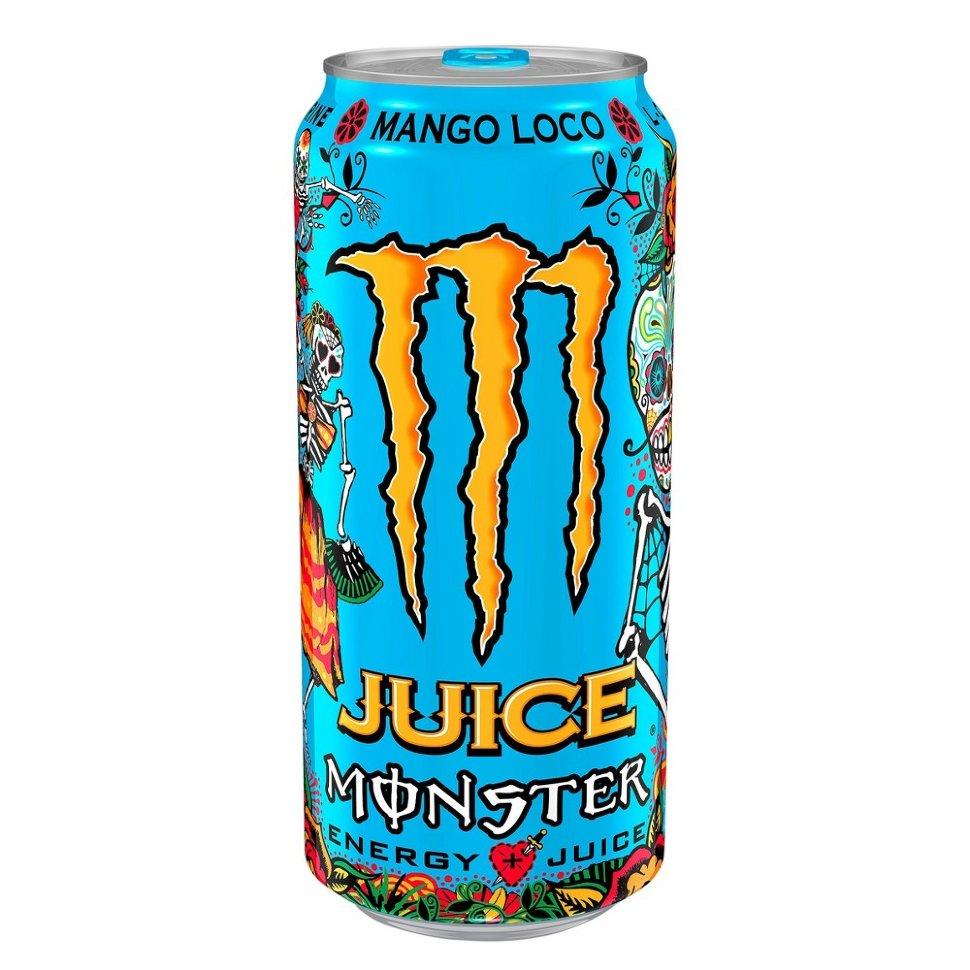 Напиток энергетический Monster манго Польша 500 мл., ж/б