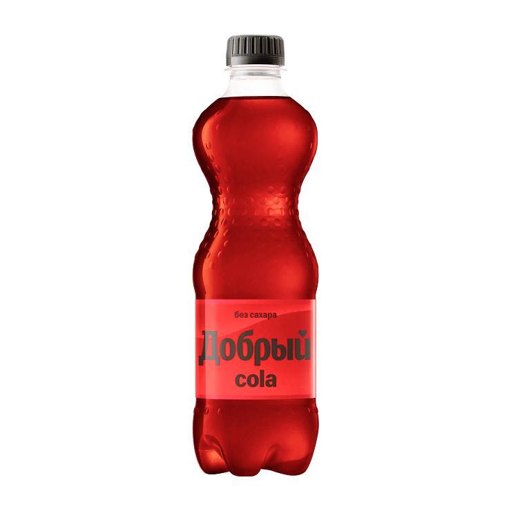 Напиток газированный Добрый cola без сахара 500 мл., ПЭТ