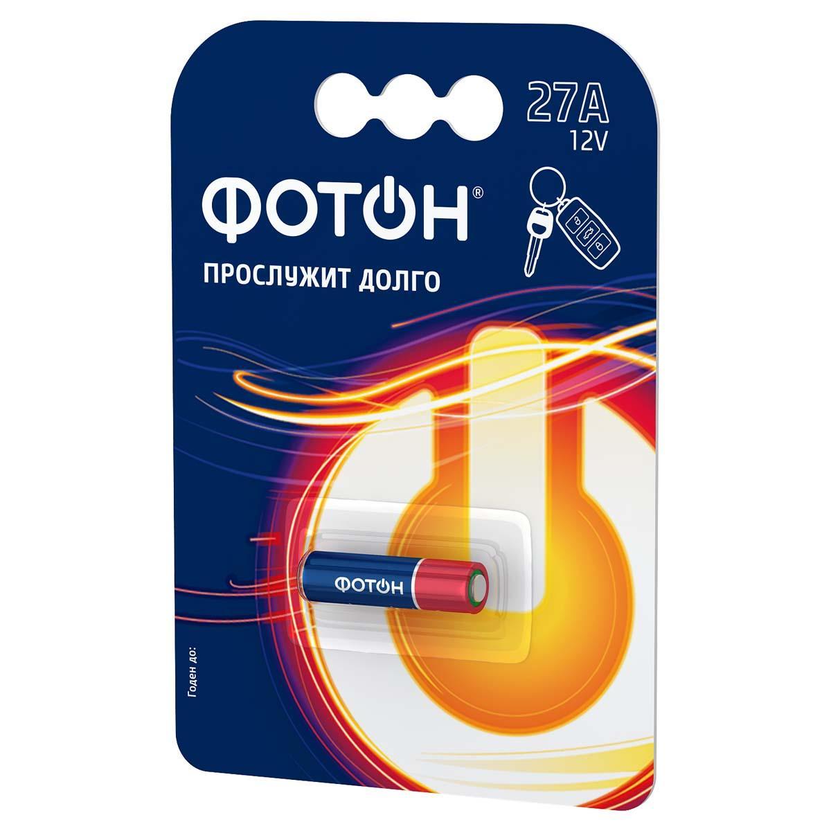 Элемент питания Фотон 27A BP1 1*30шт, блистер