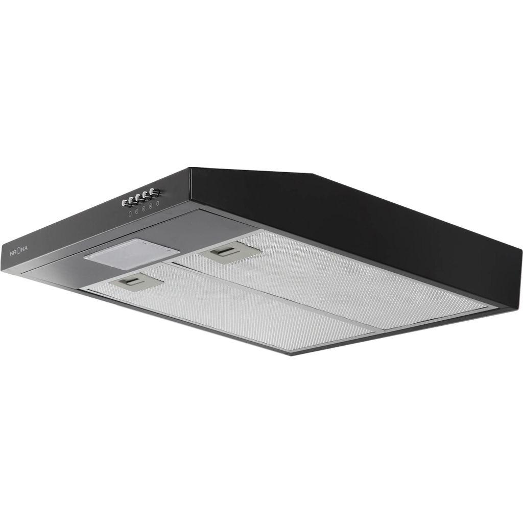 Вытяжка козырьковая KRONA Jessica PB 500 slim, управление кнопочное, черный [00022840]