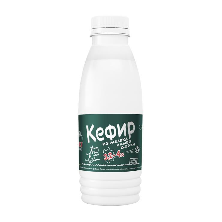 Кефир Нашей дойки 3.2-4% 430 гр., ПЭТ