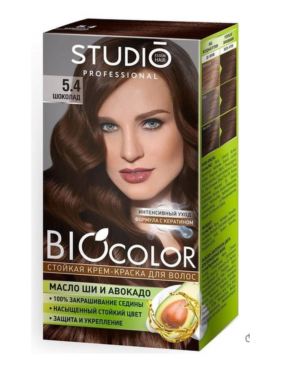 Крем краска для волос Studio Professional Biocolor тон 5.4 шоколад 115 мл., картон