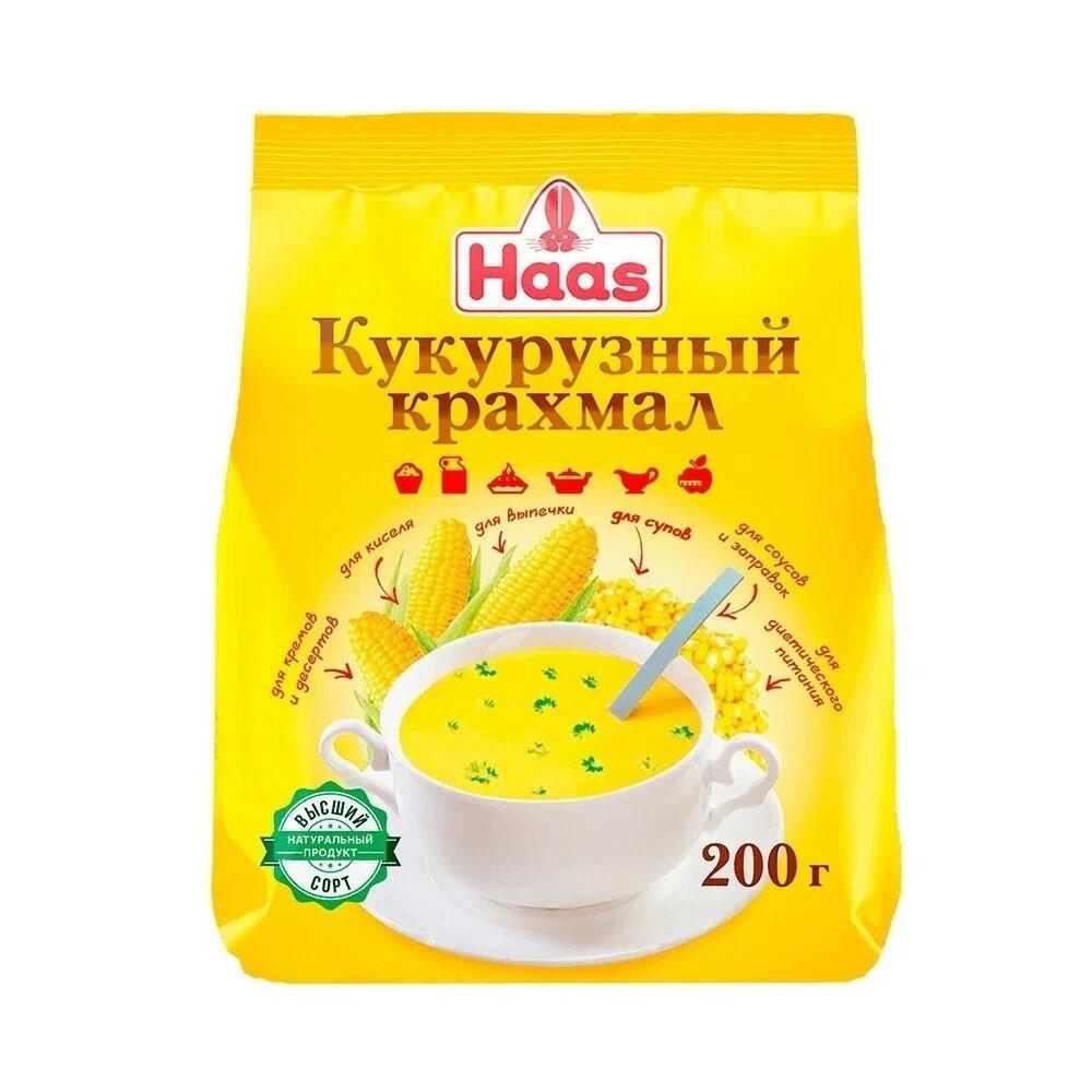 Крахмал Haas Кукурузный, 200 гр., флоу-пак