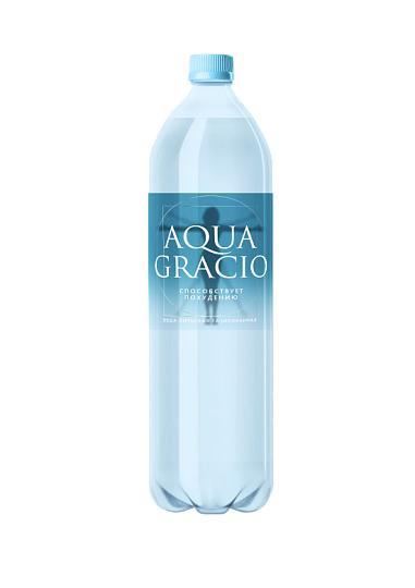 Вода газированная Aquagracio 1 л., ПЭТ