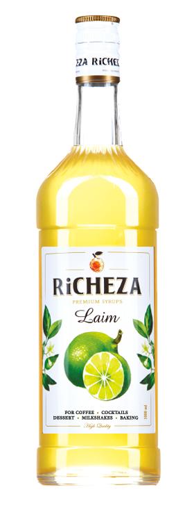 Сироп RiCHEZA Лайм, 1 л., стекло