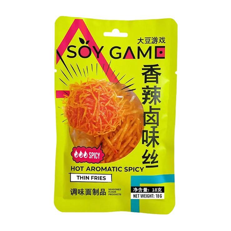 Соевое мясо SOY GAME Пряная соломка ароматная 18 гр., саше
