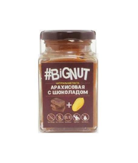 Арахисовая паста GOODTRADITIONS #BIGNUT с шоколадом 240 гр., стекло