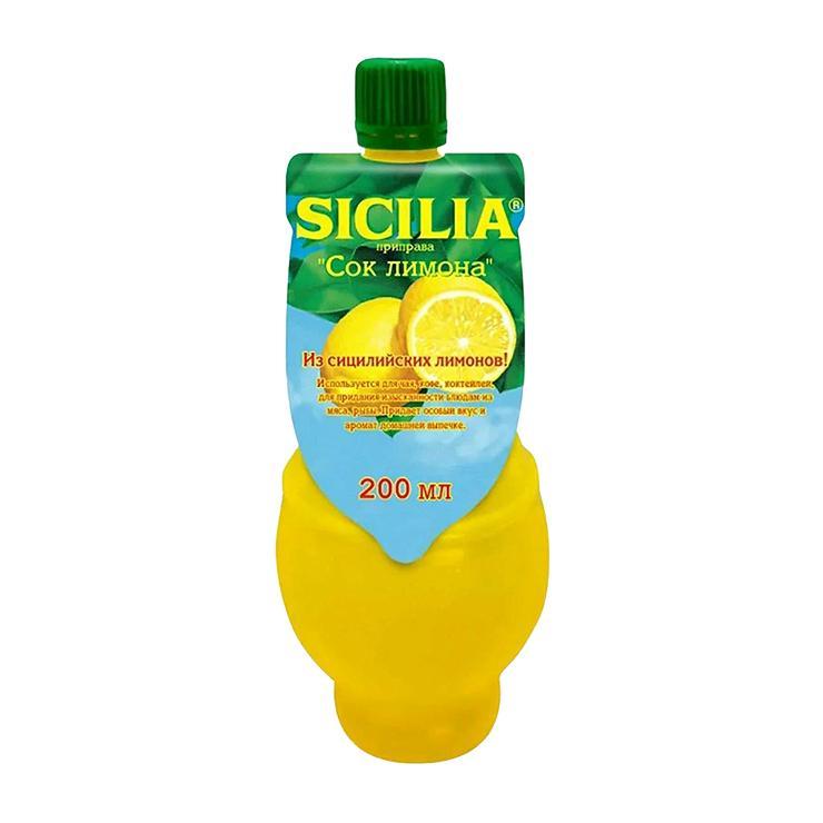 Сок Sicilia лимона 200 мл., ПЭТ