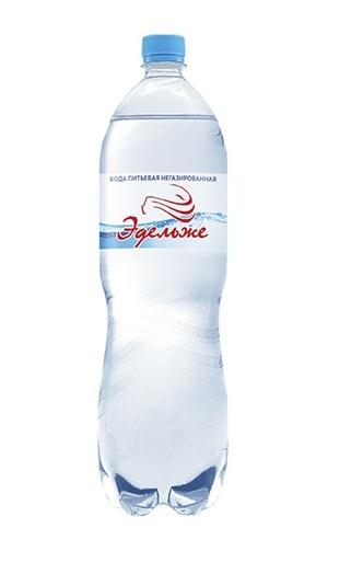 Вода негазированная Эдельже минеральная 1.5 л., ПЭТ