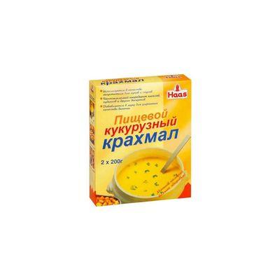 Крахмал Haas кукурузный 400 гр., картон