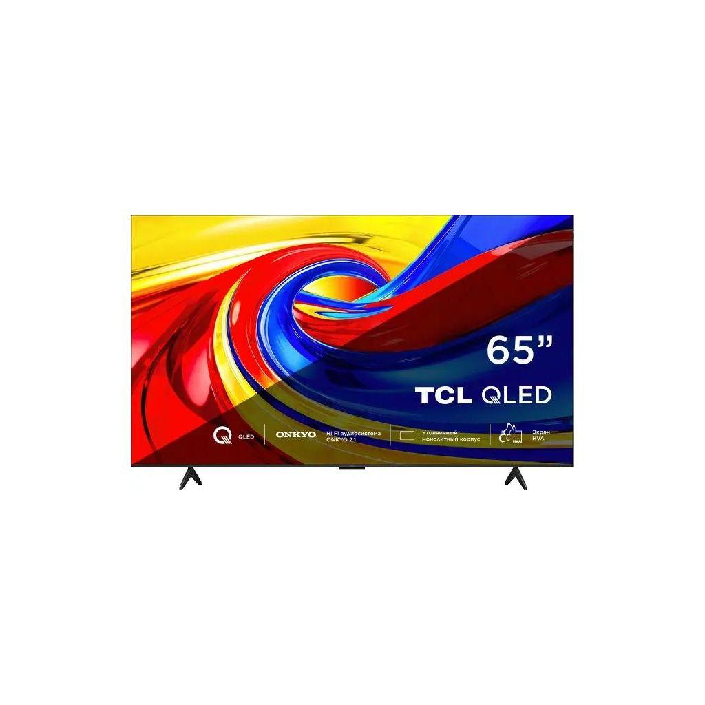 65" Телевизор TCL 65P7L QLED, 4K Ultra HD, СМАРТ ТВ, Google TV, черный