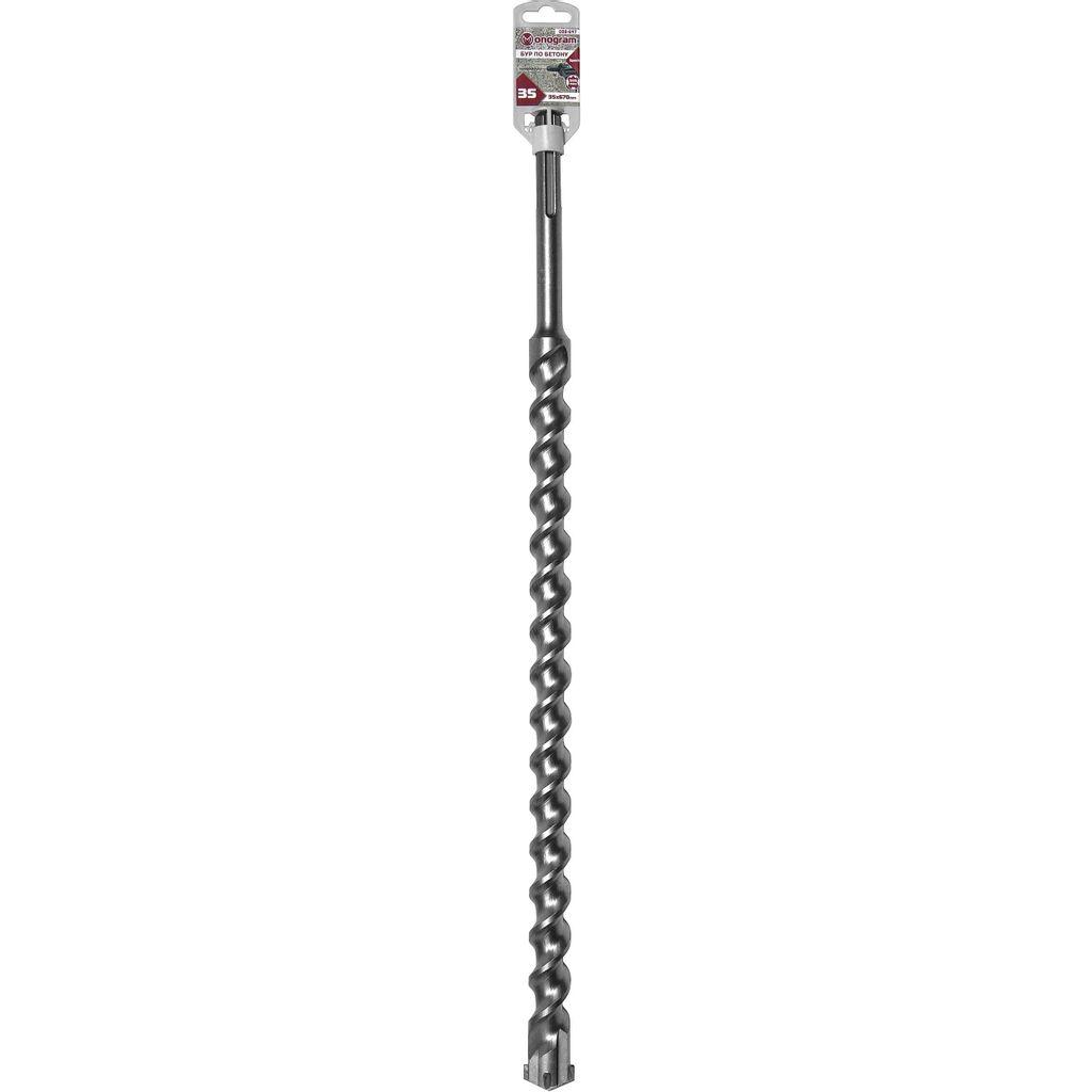 Бур MONOGRAM 088-697, по бетону/кирпичу/камню, 35мм, SDS-MAX, 1шт