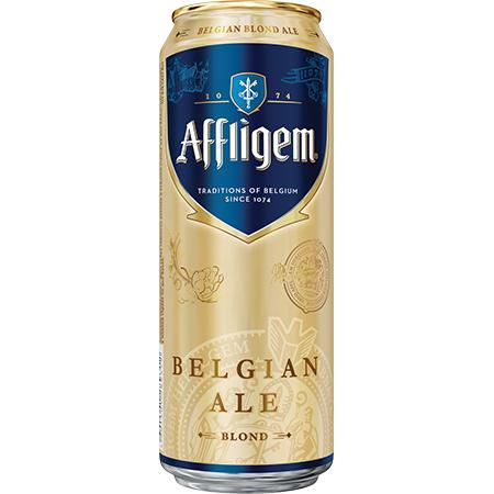 Напиток пивной Affligem Blonde светлый фильтрованный 6,7% 430 мл., ж/б