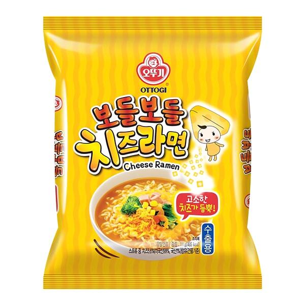 Лапша OTTOGI Cheese Ramen со вкусом сыра 111 гр., флоу-пак