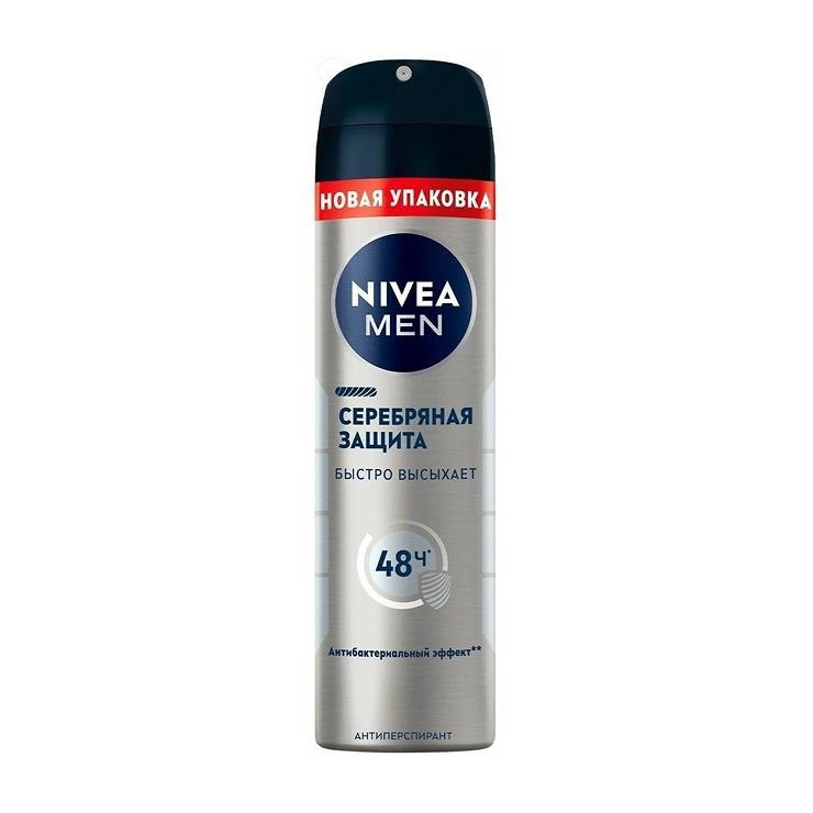 Антиперспирант NIVEA Men спрей серебряная защита 150 мл., баллон