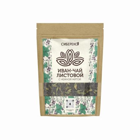 Иван-чай Sibereco Листовой с Мятой 30 гр., дой-пак