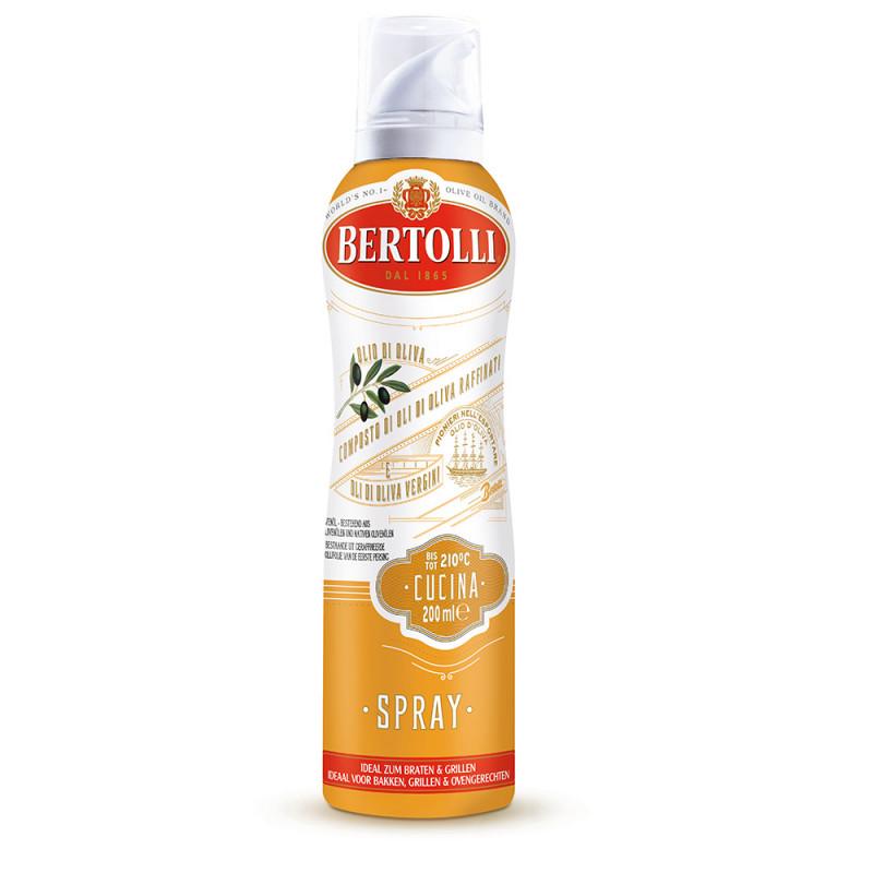 Масло BERTOLLI оливковое рафинированное с добавлением нерафинированного Olive Oil Cucina, 200 мл., спрей