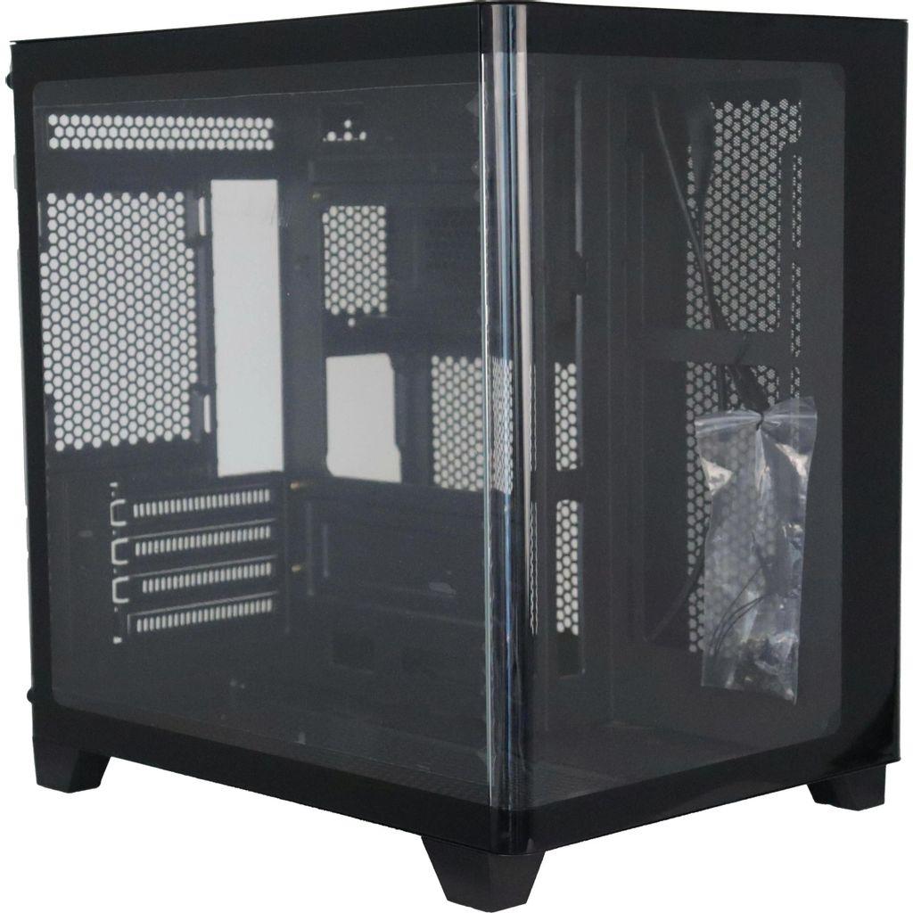Корпус mATX Accord ACC-R7MB, Mini-Tower, без БП, черный