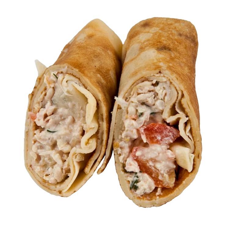 Блин Нам Ням сырный с куриным филе 140 гр., пластиковая упаковка