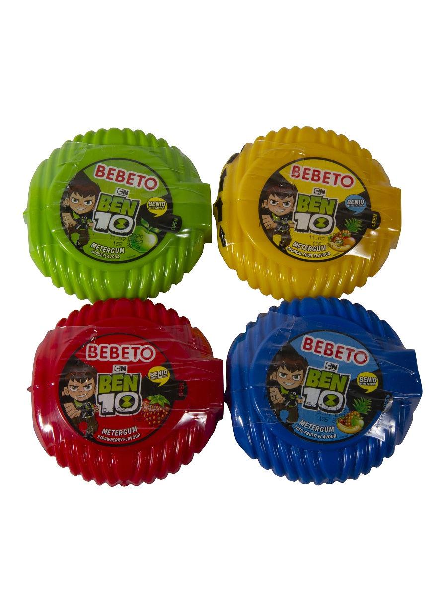 Жевательная резинка Bebeto Ben 10 30 гр., пластиковая упаковка