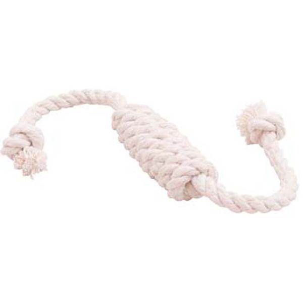 Игрушка Doglike Сарделька канатная 1 штука Dental Knot средняя L40см белый