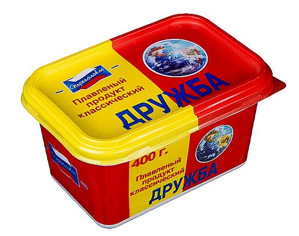 Плавленый продукт Переяславль Дружба Рязань, 400 гр., пластиковый контейнер