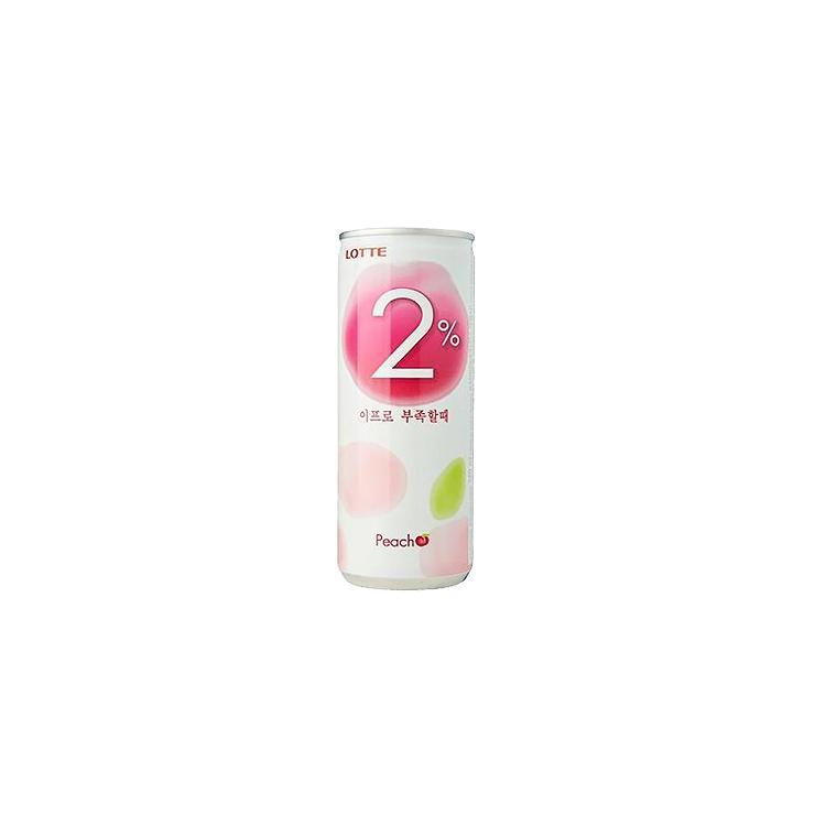 Напиток газированный Lotte peach Корея 240 мл., ж/б