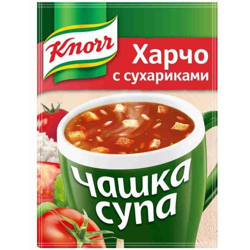 Суп Knorr Чашка Супа Харчо быстрорастворимый с сухариками, 13,7 гр., сашет