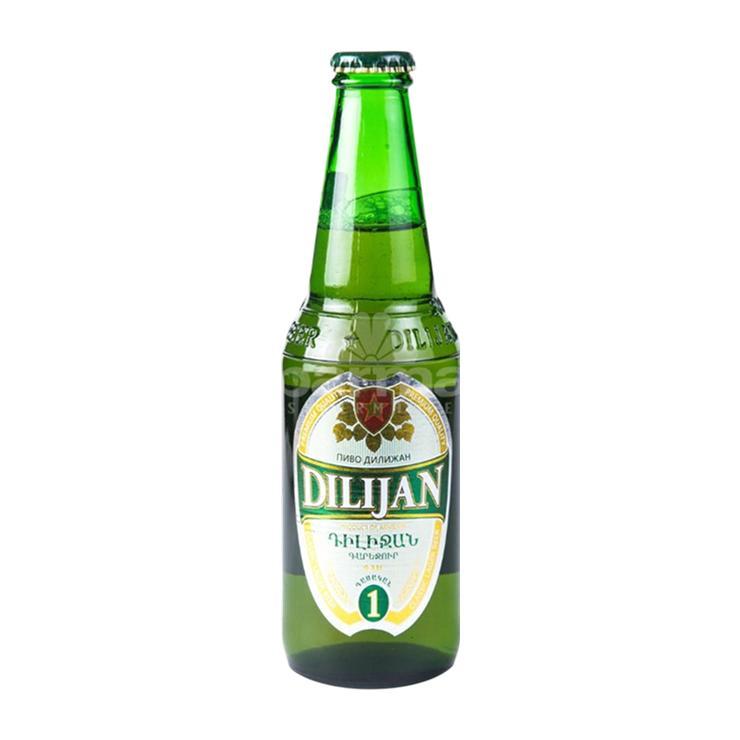Пиво Dilijan №1 светлое фильтрованное пастеризованное 4,9% 450 мл., стекло